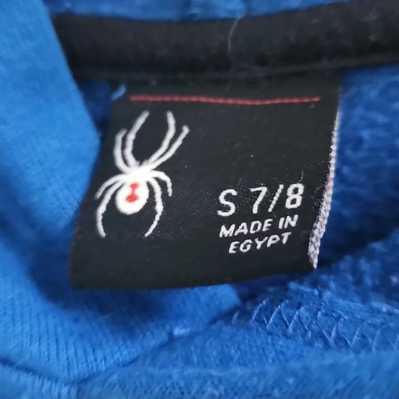 Spyder Boys Hoodie size 7/8 - Picture 3 of 4